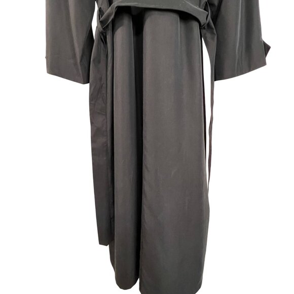 Jones New York Women's Double-Breasted NAVY Trench Coat Belt Size Medium USA - Picture 7 of 16